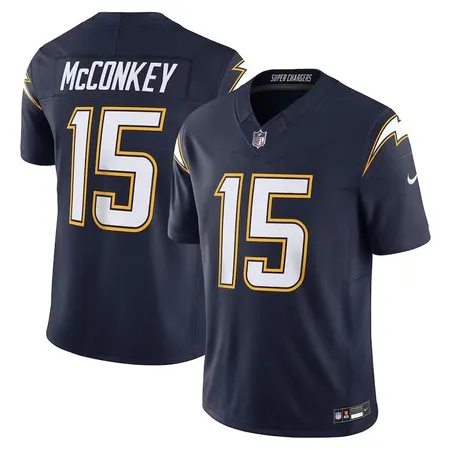 Youth Los Angeles Chargers #15 Ladd McConkey  Navy Alternate Super Chargers Vapor F.U.S.E. Limited Jersey