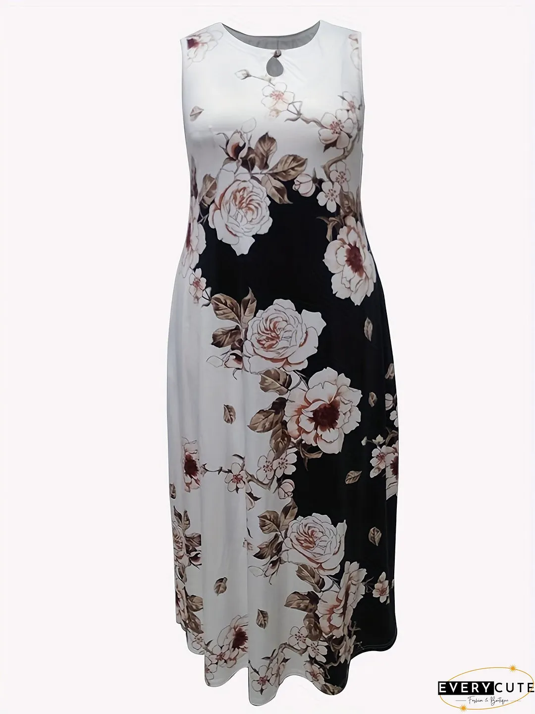 Plus Size Floral Dress
