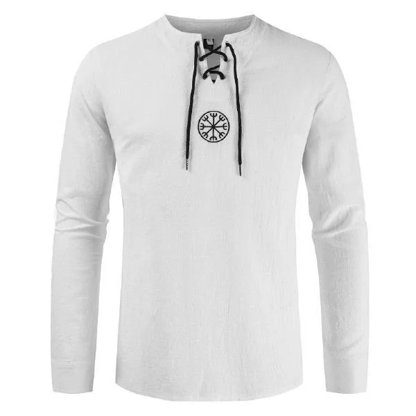 Medieval Pirate Retro Cosplay Embroidered Shirts