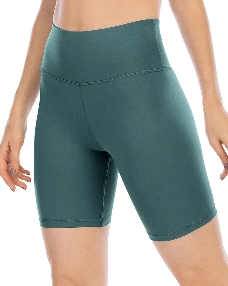 SVOKOR Seamless Biker Shorts Women Solid Push Up Fitness Shorts High Waist Clothing Workout Short Comfortable Female