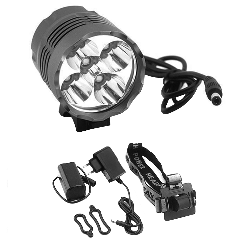 

T6 LED Bike Headlight 3 Modes Rechargeable Bicycle Handlebar Warning Torch, 501 Original