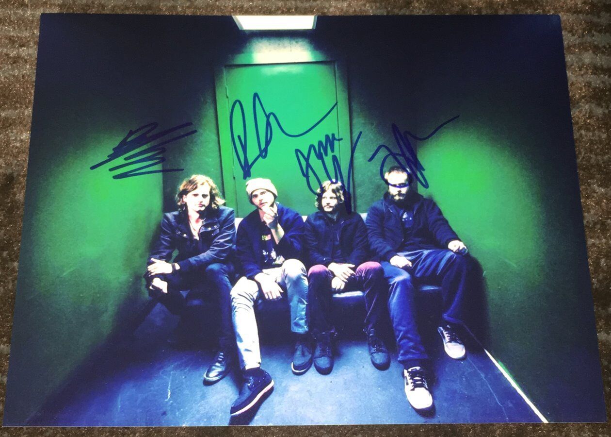 THE KONGOS BAND GROUP SIGNED AUTOGRAPH 8x10 Photo Poster painting D DYLAN +3 w/PROOF