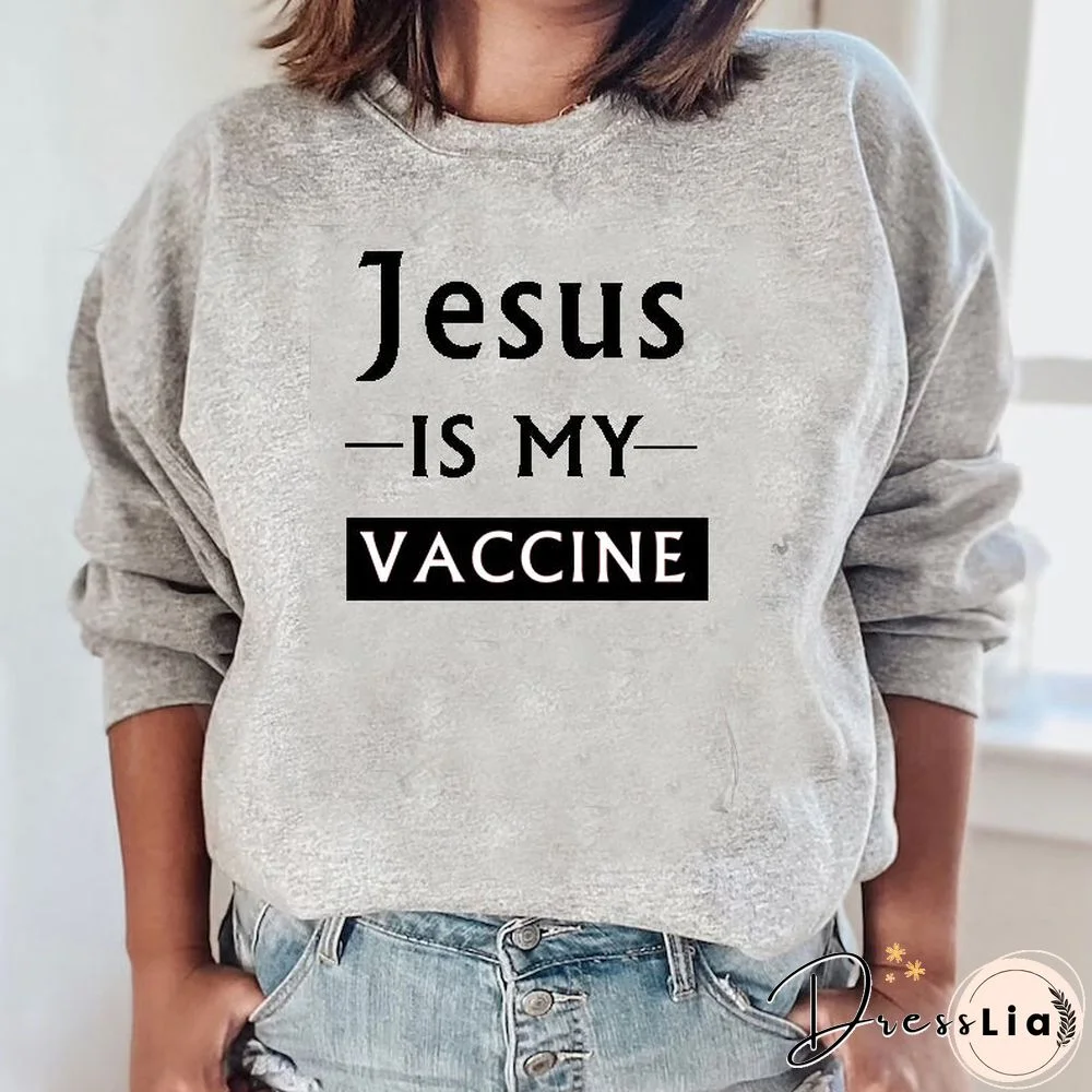 Lettter Printed Crew Neck Sweatshirt