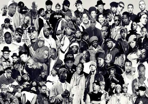 RAP POSTER - RAPPER COLLAGE - Photo Poster painting QUALITY INSERT  POST!