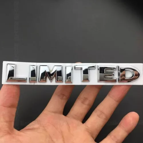 Dronehint 1pc Chrome LIMITED Logo Car Emblem Badge Sticker Decal Auto Exterior Decor Parts (For: GMC) Parts