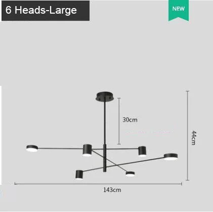 Nordic chandelier lighting living room modern minimalist atmosphere home living room lamp  bedroom study lamp  light fixtures