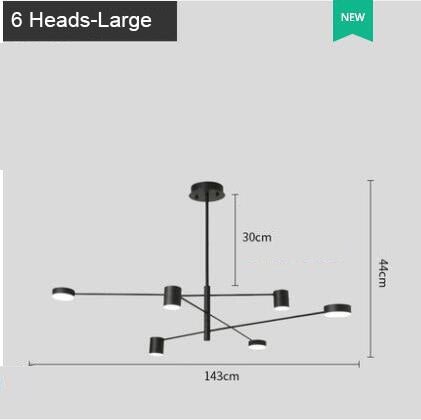 Nordic chandelier lighting living room modern minimalist atmosphere home living room lamp  bedroom study lamp  light fixtures