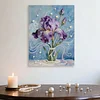(30x40cm)DIY Pearl Painting Framed Flower Handmade Pearl Material Art Kit Living Room Decor