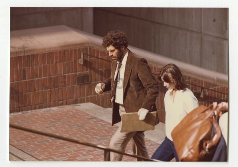 Kate Jackson & Elliott Gould - Vintage Candid Photo Poster paintinggraph by Peter Warrack