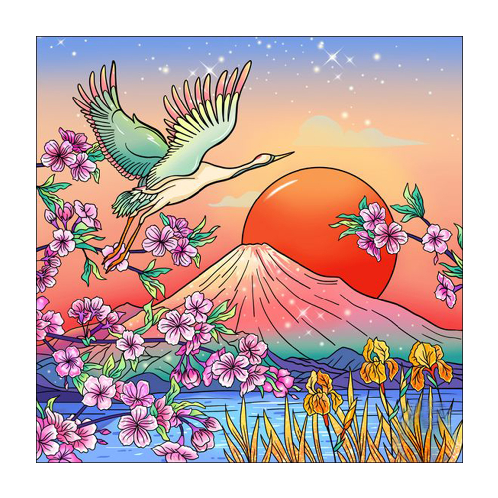 

Mount Fuji - Special Shaped Diamond Painting - 30*30CM, 501 Original