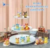 Eevee Family Cosplay Pikachu Enjoying Afternoon Tea Set - Pokemon Resin Statue - QN Studios