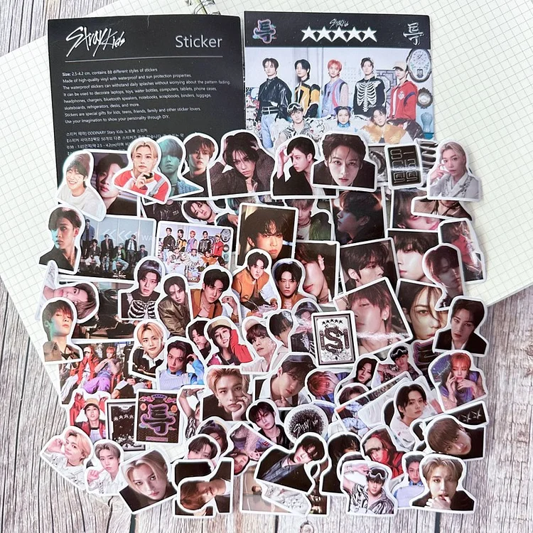 1 pcs Kpop ATEEZ stickers STRAY KIDS stickers high quality New