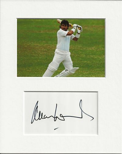 Allan Lamb cricket genuine authentic autograph signature and Photo Poster painting AFTAL COA