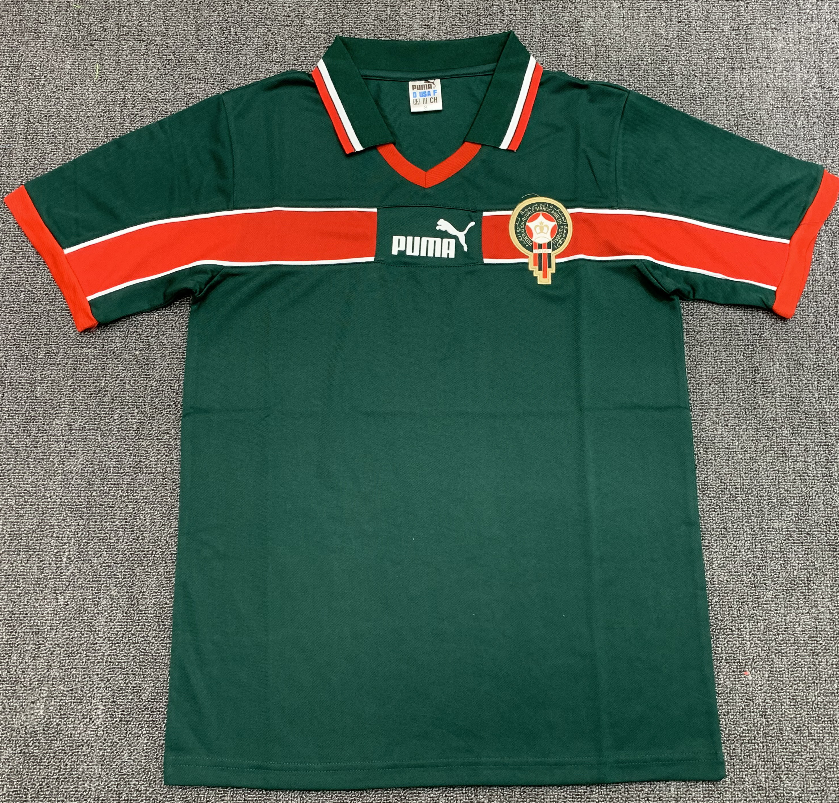 1998 Retro Morocco Soccer Jersey Home