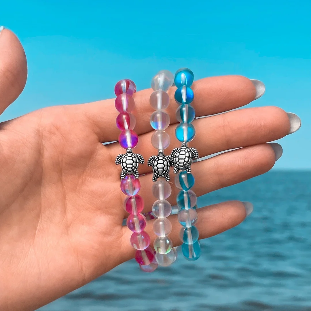 Sea Turtle Crystal Bracelet