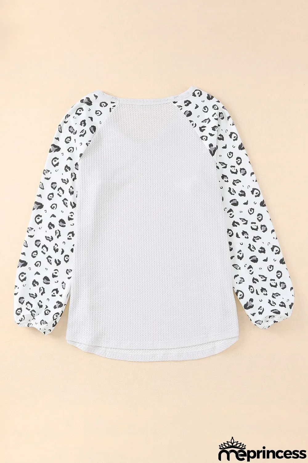 Leopard Print Thermal Long Sleeve Top