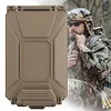 Modular Battery Storage Box Organizer for CR2032 AAA 18650 18350 CR123A (Khaki)
