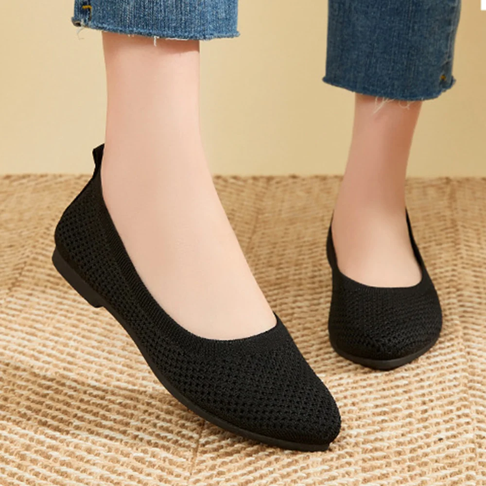 Smiledeer New spring and summer breathable hollow knitted casual shoes