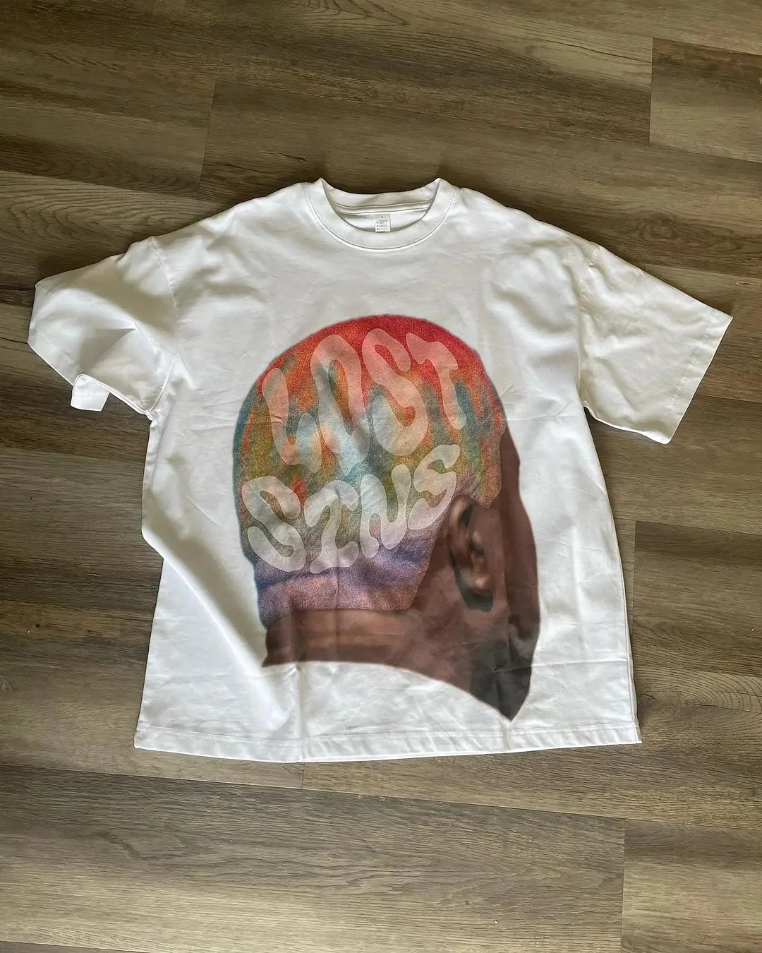 Aonga Y2K Casual Fashion T Shirt Harajuku Hip Hop Figure Graphic Printed T Shirt Gothic Retro Oversized Short Sleeved Mens Womens Tops aonga