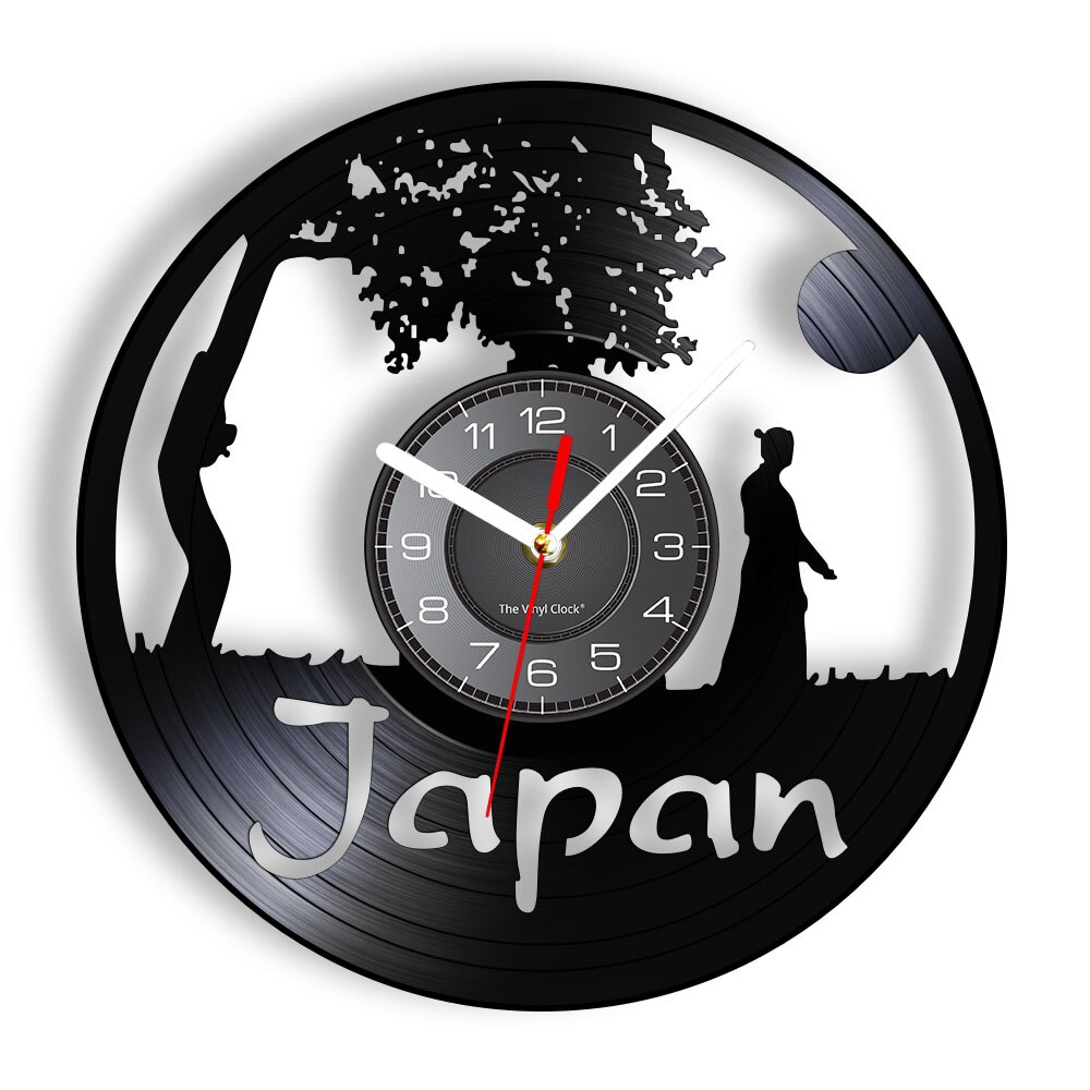 

Japan Culture Musicl - Vinyl Record Wall Clock - Without LED, 501 Original