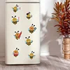 8pcs DIY Bee Diamond Painting Acrylic Fridge Magnet