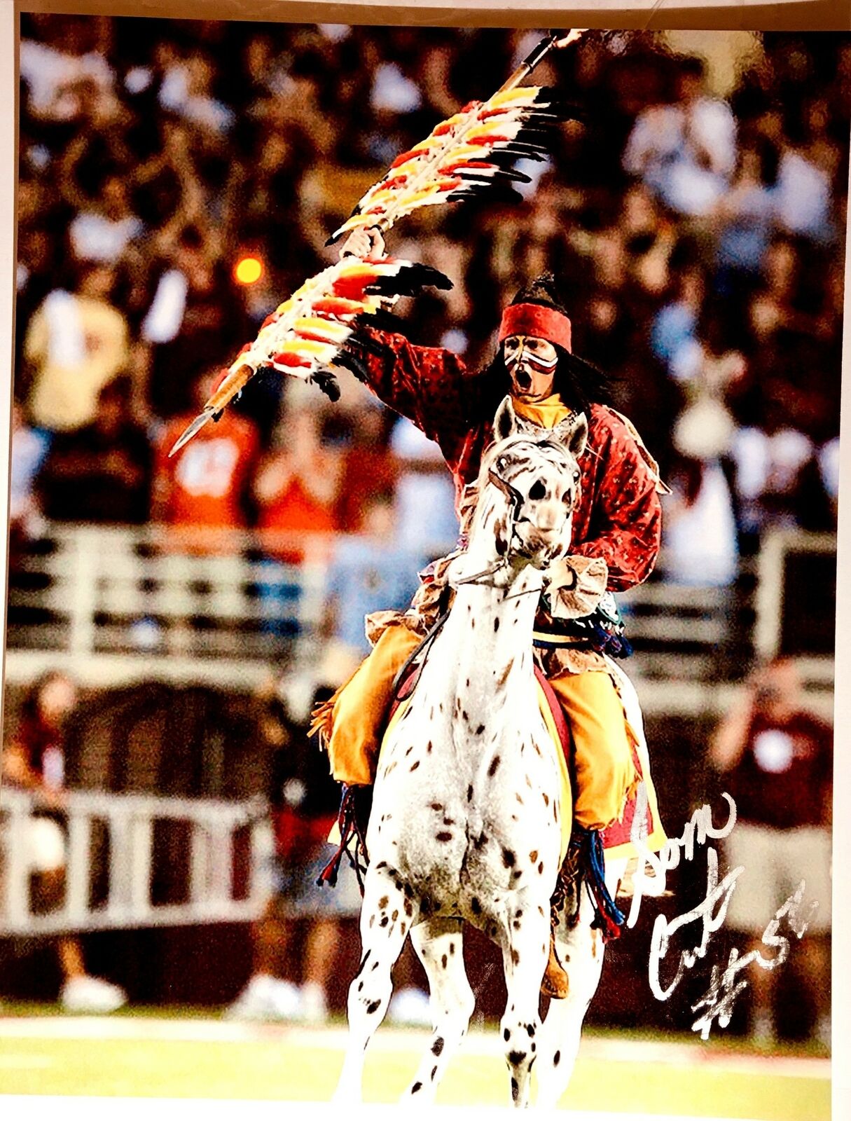 Sam Cowart Signed 8x10 Photo Poster painting Florida State Seminoles Autograph Auto