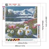 Mehrfarbige Blumen - runder Bohrer Diamond Painting - 30*30cm