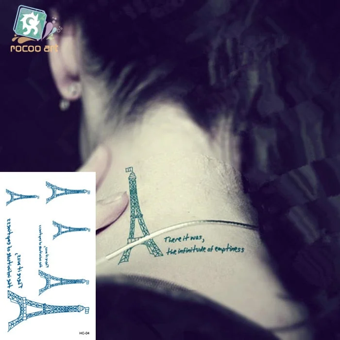 Small Temporary Tattoo Sticker G-dragon Same Black Smiling face Cat Star Pattern Water Transfer Body Art Fake Tatoo Women