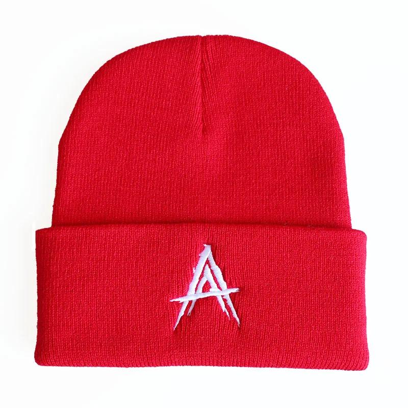 Anuel AA Embroidered Knit Hat Real Hasta La Muerte Hip Hop Pullover Hat