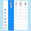 Portable Handheld Personal Turbo Fan USB Rechargeable Cooling Fan 100 Gear Speed