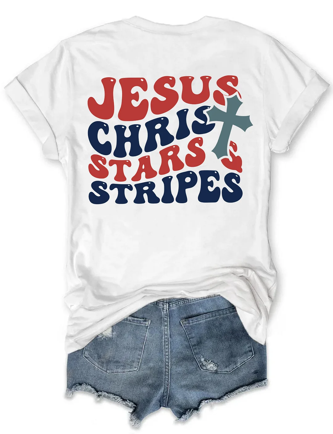 Jesus Christ Stars & Stripes T-shirt