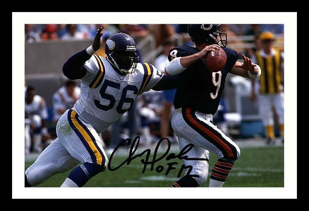 Chris Doleman - Minnesota Vikings Autograph Signed & Framed Photo Poster painting