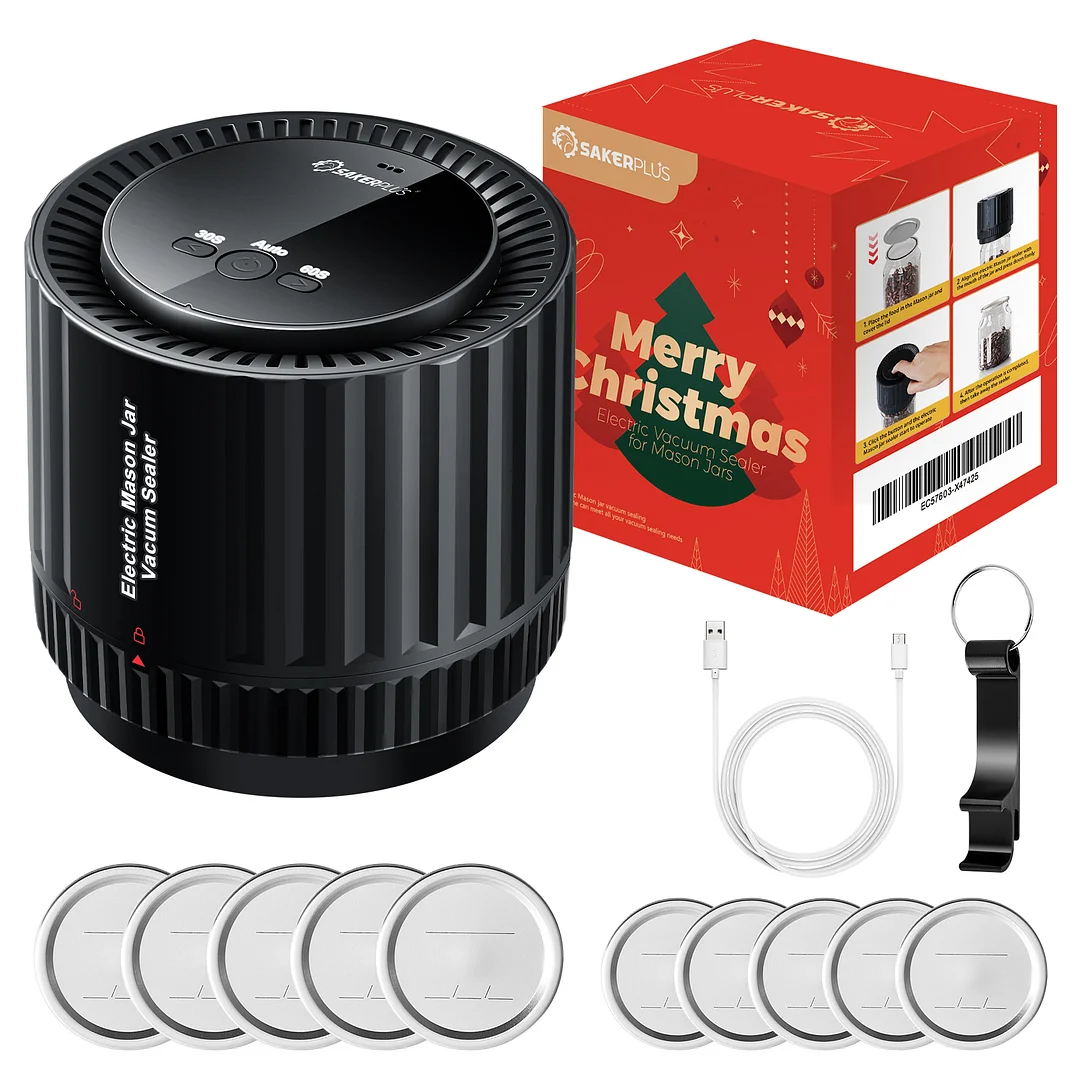 SAKER&reg; Electric Mason Jar Vacuum Sealer