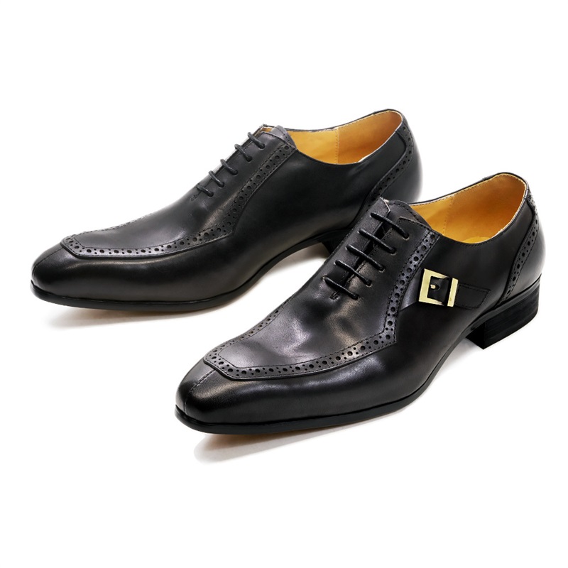 Leather Business Office Wedding Shoes |Oxford Shoes|Brogue Shoe DANRRIO.COM DANRRIO