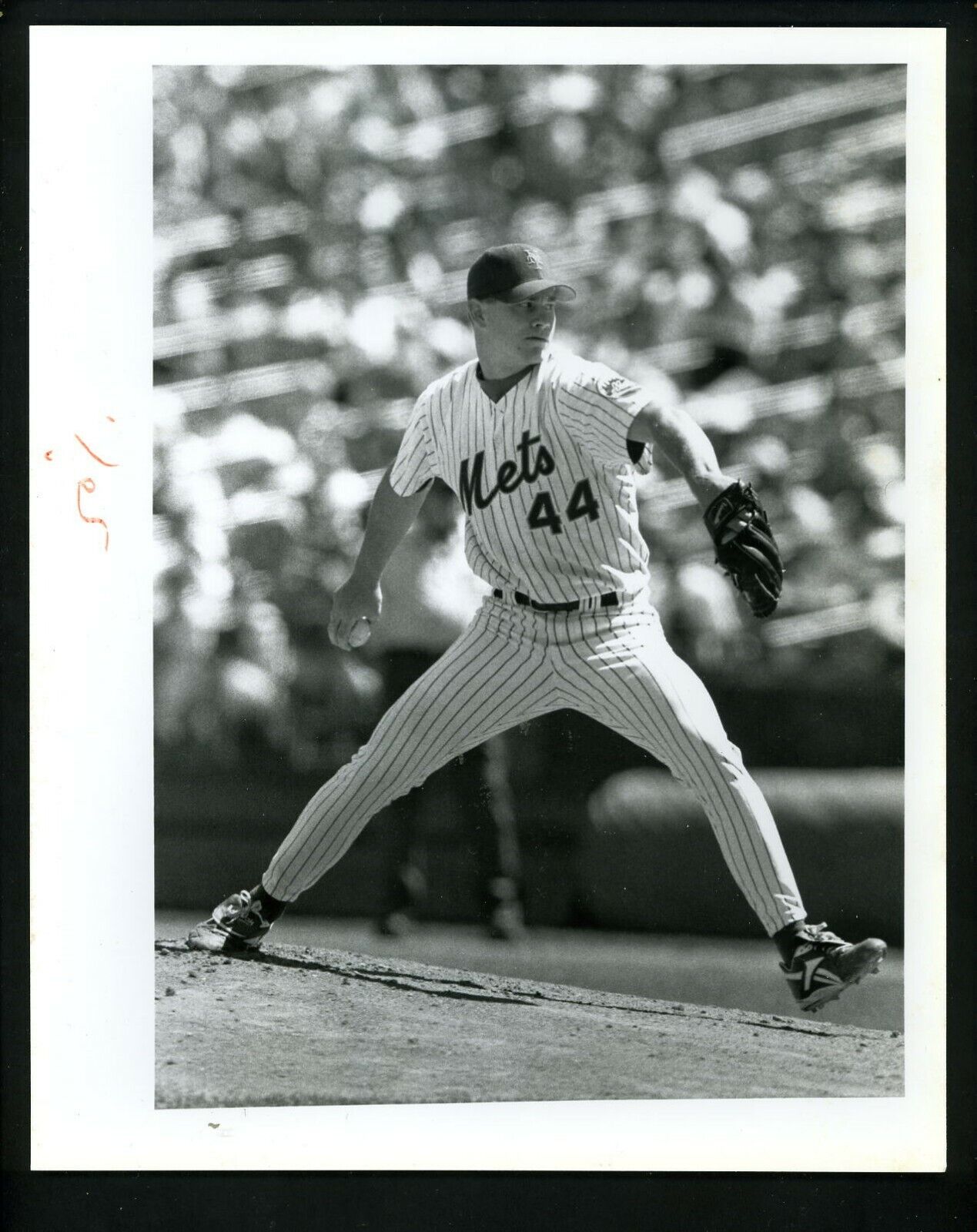 Jason Isringhausen circa 1990's Press Original Photo Poster painting New York Mets