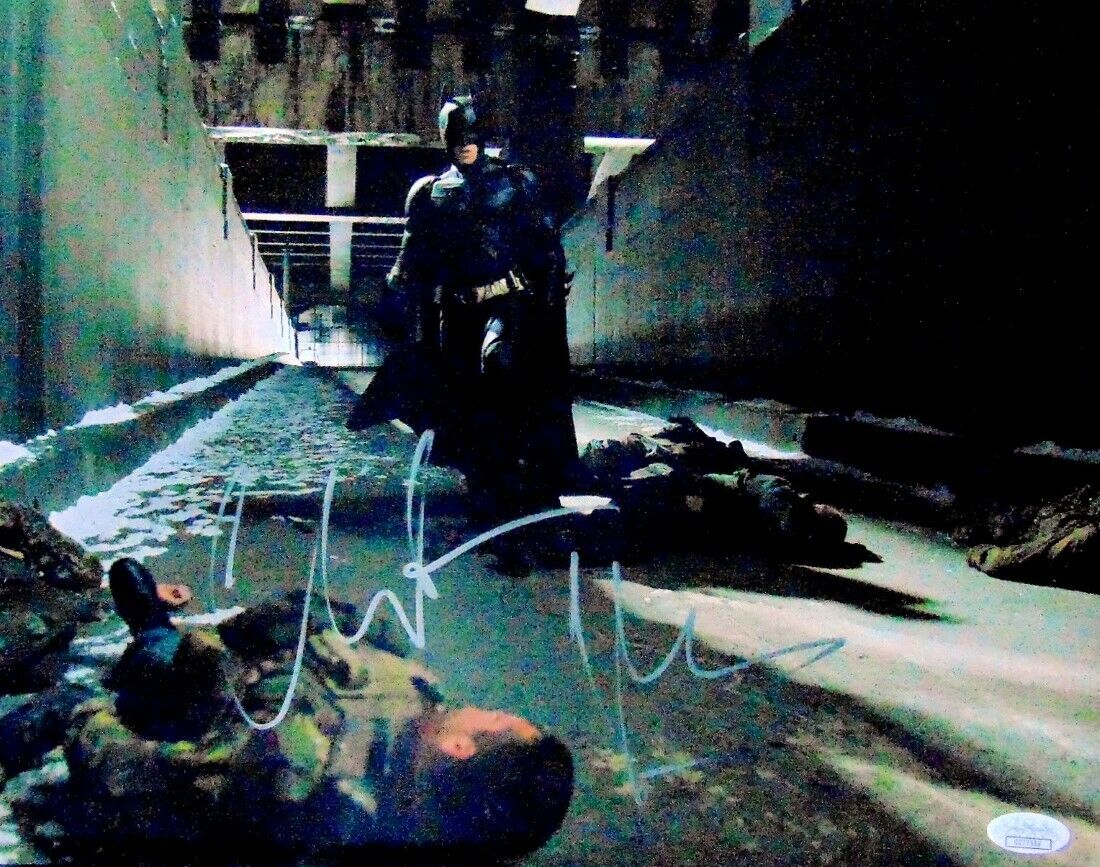 Christian Bale Signed Autographed 11X14 Photo Poster painting The Dark Knight Batman JSA CC77559