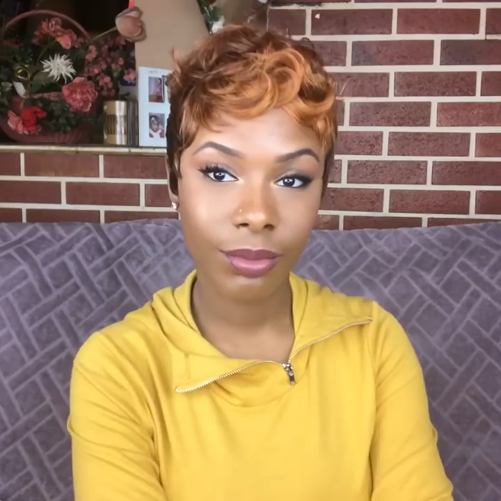 🔥Hot| New Glueless Lace Front Short Wave Lace Front Wigs Pixie Cut Natural Looking Wigs US Mall Lifes