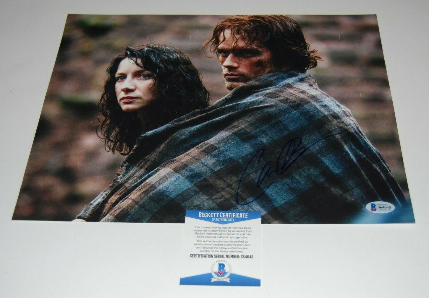 CAITRIONA BALFE signed (OUTLANDER) autographed 1X14 Photo Poster painting BECKETT BAS S64645