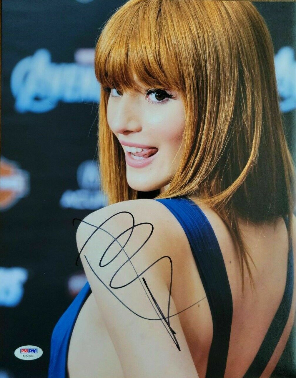 Bella Thorne PSA DNA Authenticated 11x14 Signed Photo Poster painting