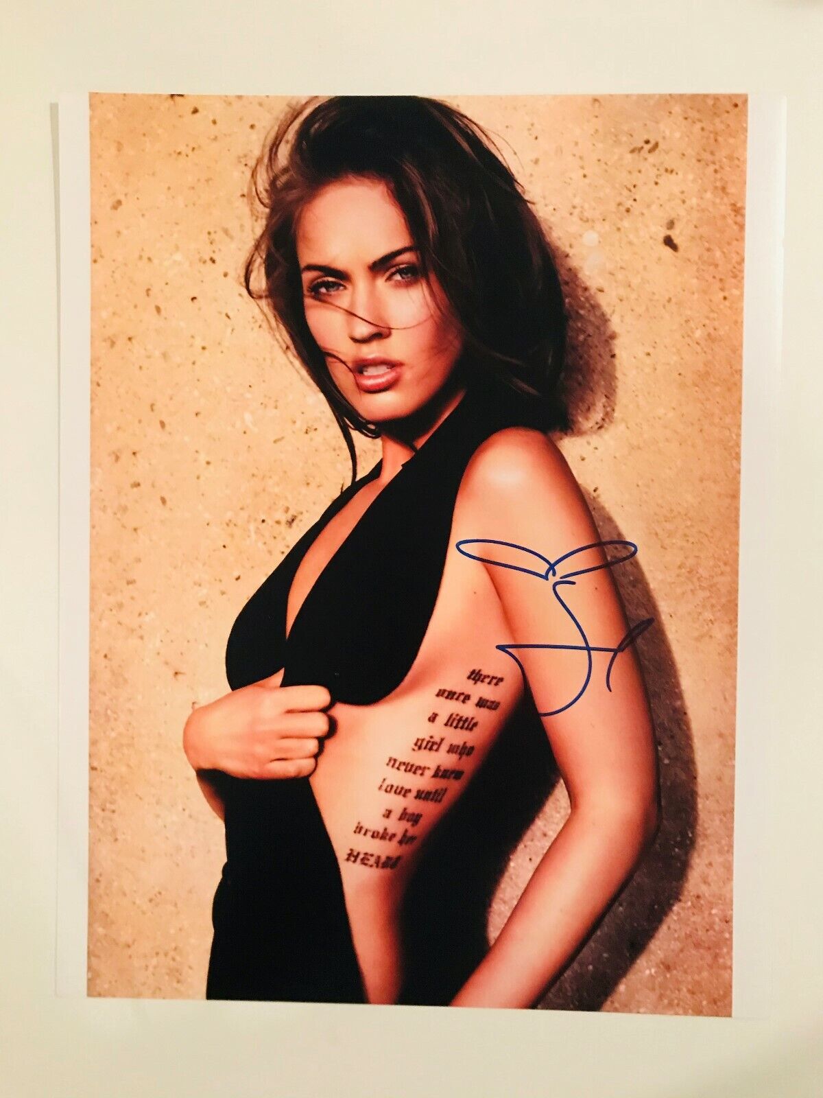 Megan Fox glamour shot autographed Photo Poster painting signed 11x14 #4