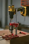 Multifunctional bracket, vertical drilling tool, aluminum profile drilling aid