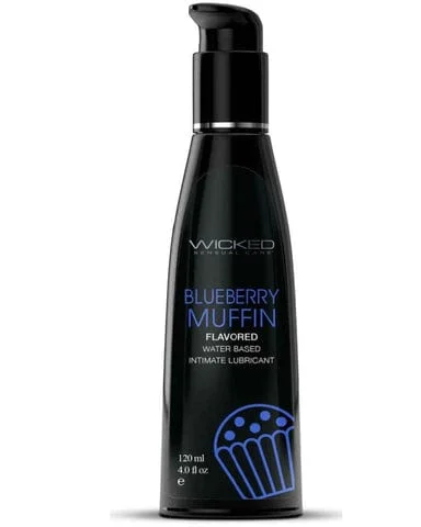 Pornhint Wicked Aqua Blueberry Muffin Flavored Water Based Lubricant 4 OZ