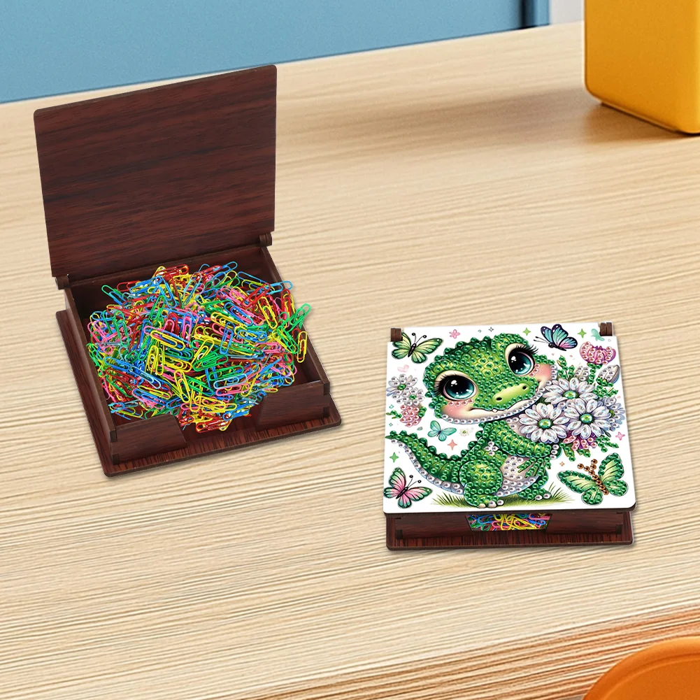 DIY Butterfly Dinosaur Diamond Painting Note Box Paper 160 Sheets of Paper for DIY Art Craft