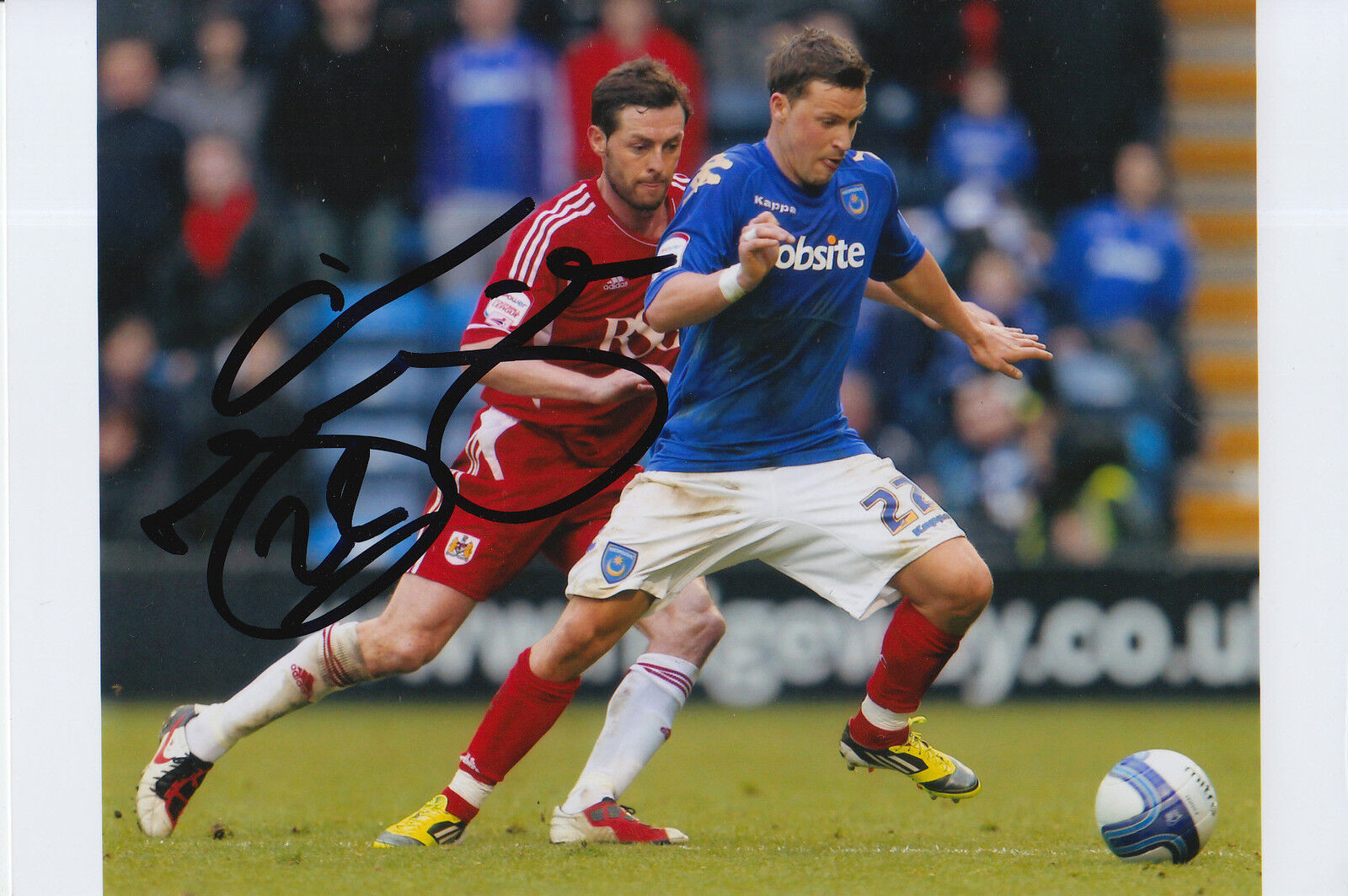 PORTSMOUTH HAND SIGNED CHRIS MAGUIRE 6X4 Photo Poster painting 2.