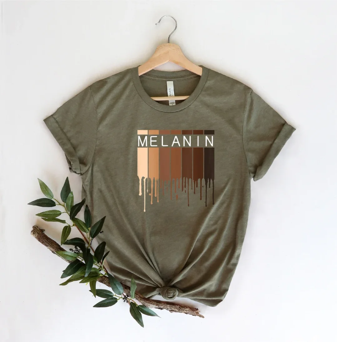 Women Melanin  Print T Shirt