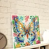 (25x25cm)DIY Pre-Framed 3D Flapping Butterfly Diamond Painting Art Craft Kit Living Room Decor