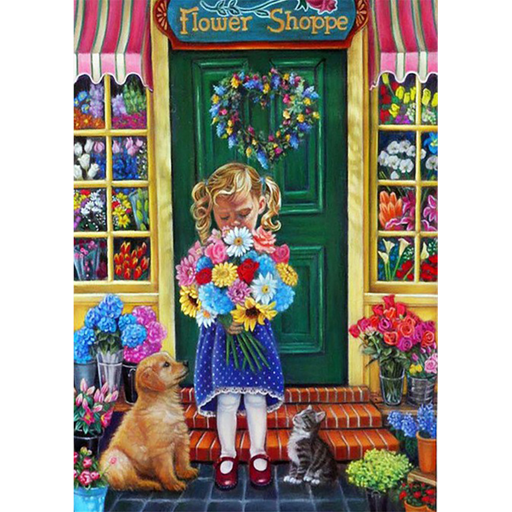 

Happy Childhood-Round Drill Diamond Painting-30*40CM, 501 Original