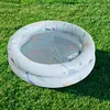 Inflatable Swimming Pool Baby  Outdoor Paddling Pool (Beige 90cm diameter)