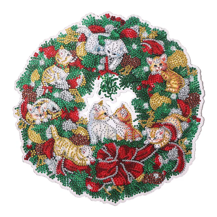 Christmas - Wreath - DIY Diamond Crafts