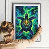 (US Only)Paint By Numbers Kit On Canvas DIY Oil Art Sea Turtles Picture Home Decor40x60cm